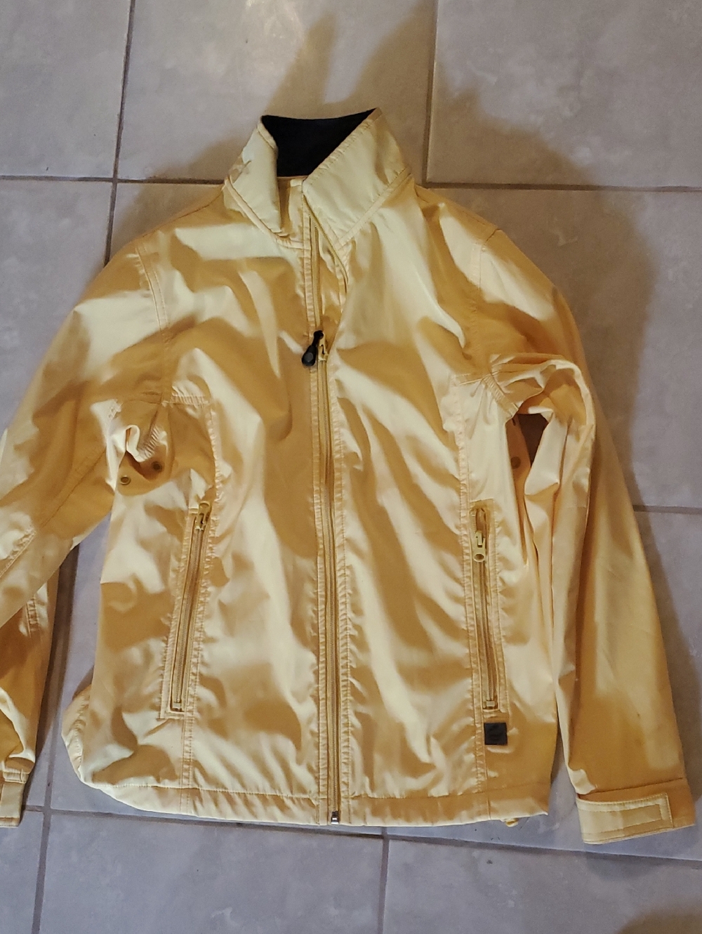 Yellow Lightweight Zip Jacket